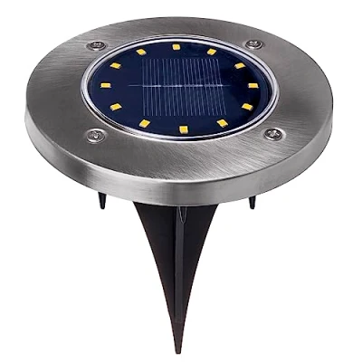 Afbeelding van Maclean Tuinlamp Solar LED lampen IP44 2 4000K Ni MH 600 mAh, 0,7W,