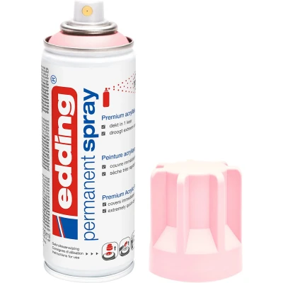 Afbeelding van Verfspuitbus edding 5200 permanent spray mat pastelroze