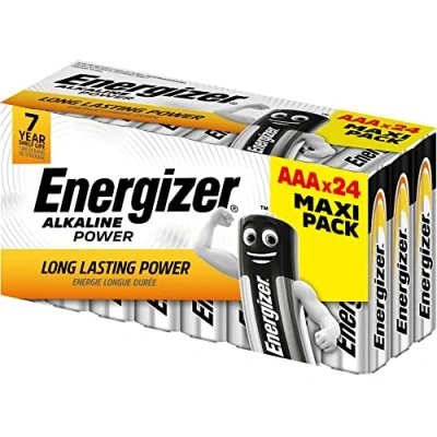 Image de Pile Alkaline Power AAA/LR03 value box Lot de 24 Energizer