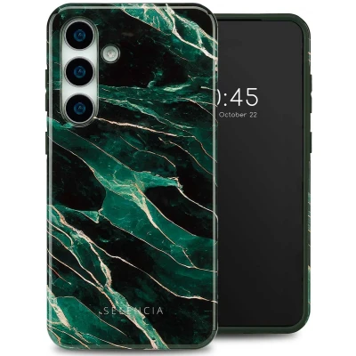 Afbeelding van Selencia Hoesje Geschikt voor Samsung Galaxy S25 Vivid Backcover Chic Marble Quartz