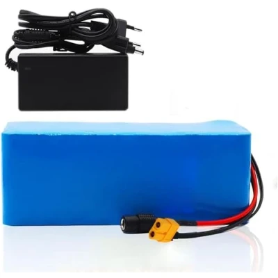 Afbeelding van 36 V lithium ion voor e bike, 8 Ah 10 12 15 18 20 25 lithiumbatterij, krachtige batterij 800 W, bike elektrische fiets BMS + 42 oplader V10 AH, XT60