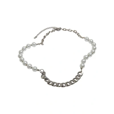 Afbeelding van Urban Classics Pearl Various Ketting, Maat: One Size, Silver