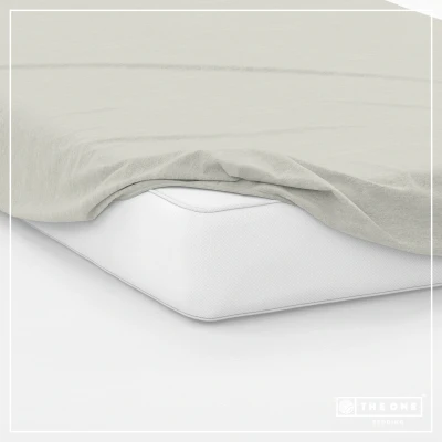 Afbeelding van The One Hoeslaken Cream 100 x 220 cm