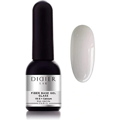 Image de Premium Fiber Base Gel Glass Didier Lab Pour Ongles Endommagés Durcisseur Compatible LED et UV Semi Permanent Super Texture de Technologie Moderne Avec Vitamines Manucure