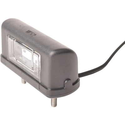 Afbeelding van Kentekenlamp LED WAS 244 , 12 24V DC kabel 500mm 2x 0,75mm² Kentekenverlichting BouwmanAanhangwagens.nl