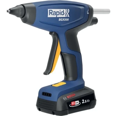 Afbeelding van Rapid, Heet lijmpistool, Snoerloos lijmpistool BGX500 18V P4A in koffer incl. accu en lader