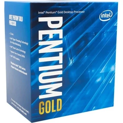 Image de Processeur Intel Pentium Gold G 6400 BX80701G6400 2 Cœurs 4.0GHz LGA1200 58W 4Mo Cache