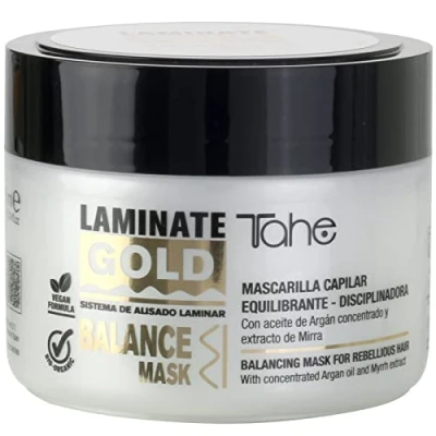 Afbeelding van Tahe Laminate Gold disciplinerend balancerend haarmasker, 300 ml
