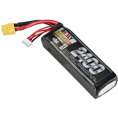 Afbeelding van Reely LiPo accupack 11.1 V 2400 mAh Aantal cellen: 3 45 C Softcase XT60H