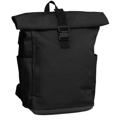 Afbeelding van Daniel Ray Wangaratta Coated Canvas Rolltop Laptoprugzak XL Zwart