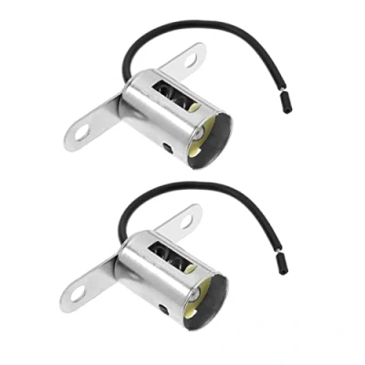 Afbeelding van OTOTEC Set van 2 vervangende hulsadapters 1156 BA15S voor reservelamp knipperlichten en kabelboom schroefdraad P 21W/R10W/R5W