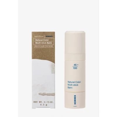 Afbeelding van Korres Aegean Bronze Natural Color Multistick BALM 2in1: lip &amp; wang, Maat: 4.5 g,