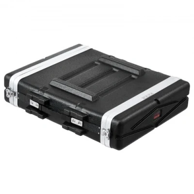 Image de VEVOR Mallette Rack 2U 488,95 mm Valise de Transport Coque en ABS avec Poignée