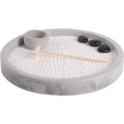 Afbeelding van Esschert Design Zen Garden Plantenbak Minituin Rond