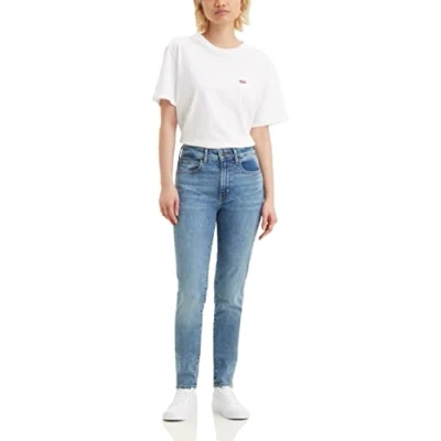 Image de Levi&#039;s Femme Jeans 721 High Rise Skinny, Medium Indigo Worn In, 25W / 32L