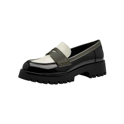 Afbeelding van Tamaris Instappers, Dames, Maat: 39, Olive Hoogwaardig imitatieleer