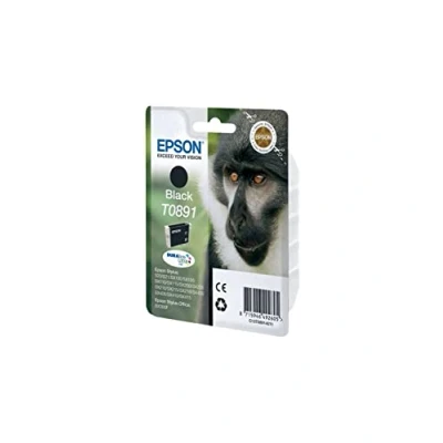 Afbeelding van Epson T0891 (C13T08914010) Inktcartridge Zwart
