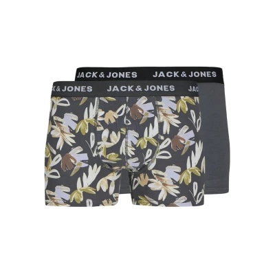 Afbeelding van Jack &amp; Jones Boxershorts JACABSTRACT 2 pack Iron Gate XXL