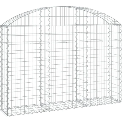 Afbeelding van Schanskorf gewelfd 150x30x100/120 cm gegalvaniseerd ijzer