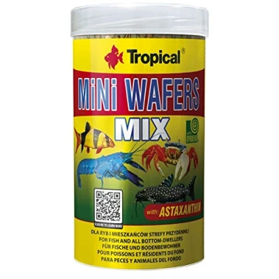 Afbeelding van Tropical Mini Wafels Mix 250ml Aquarium Visvoer