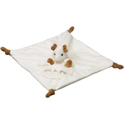 Image de Doudou sophie la girafe avec attache sucette vulli
