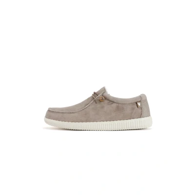 Afbeelding van Walk in Pitas Wally Sportieve veterschoenen, Maat: 42, Beige Katoen