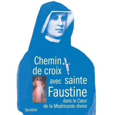 Afbeelding van Chemin de croix avec sainte faustine. dans le coeur la mi