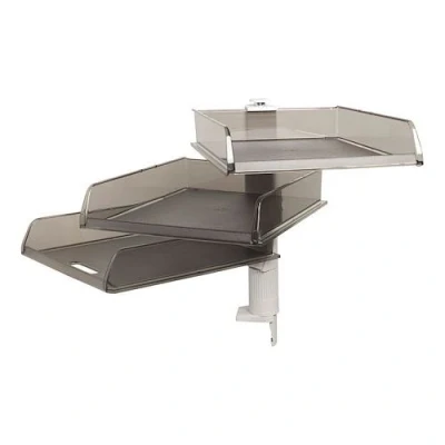 Image de Colonne pivotante 3 corbeilles à courrier Exacompta
