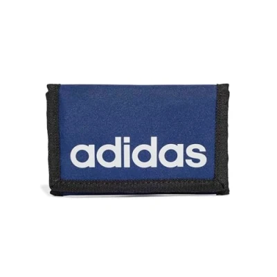 Afbeelding van adidas Uniseks LINEAR Wallet, donkerblauw/wit, één maat