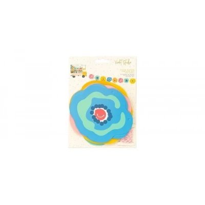 Afbeelding van Violet Studio Rainbow Blooms Paper Flower Garland Kit
