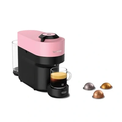 Image de Machine à café capsules Delonghi Nespresso Vertuo Pop ENV90.P Rose