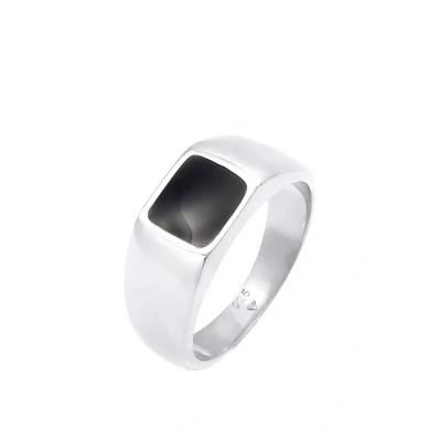 Afbeelding van Elli Statement Ring, Dames, Maat: 54, Silber