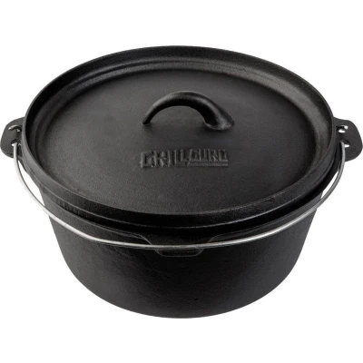 Afbeelding van Grill Guru Large Gietijzen pan Cast Iron Dutch Oven