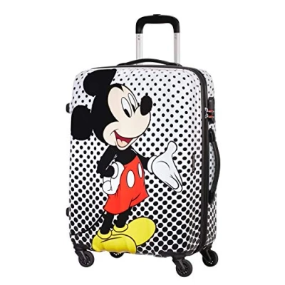 Afbeelding van American Tourister Reiskoffer Disney Legends Spinner 65/24 Alfatwist (Compact) Mickey Mouse Polka Dot