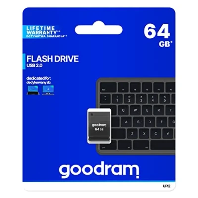 Afbeelding van USB stick GoodRam UPI2 0640K0R11 Zwart 64 GB