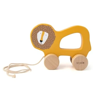Afbeelding van Trixie Houten trekfiguur Mr. Lion