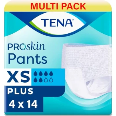 Afbeelding van 4x TENA Pants Plus Extra Small 14 stuks