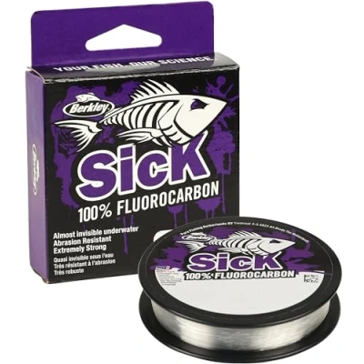 Image de Berkley Sick Fluorocarbon Leader Clear 50m 0,20mm (2,8kg/6lb)
