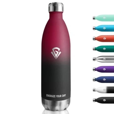 Afbeelding van Thermosfles 1000 ml, roestvrij staal, BPA vrij, lekvrij, voor sport, reizen, jongens, meisjes, outdoor