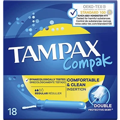 Afbeelding van Tampax Compak Regular 18st