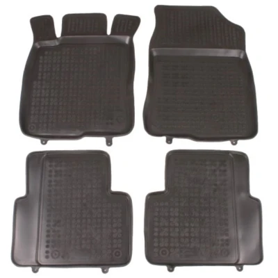 Afbeelding van REZAW PLAST 200920 Vloermatset Rubber voor en achter Zwart HONDA: CIVIC 10