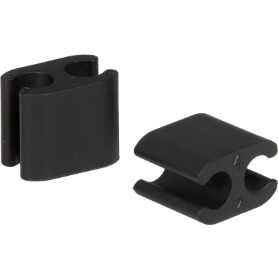 Afbeelding van Kabelclips Elvedes Duo PVC 4,1 mm + 5,0 zwart (50 stuks)
