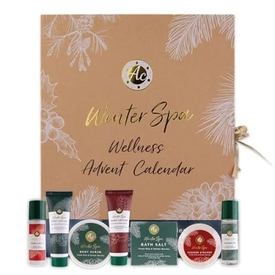 Afbeelding van Adventskalender Wellness Vrouwen 2024 24 verrassingen Cadeaupakket Kerst Beauty Advent Kalender Dames Voor Haar
