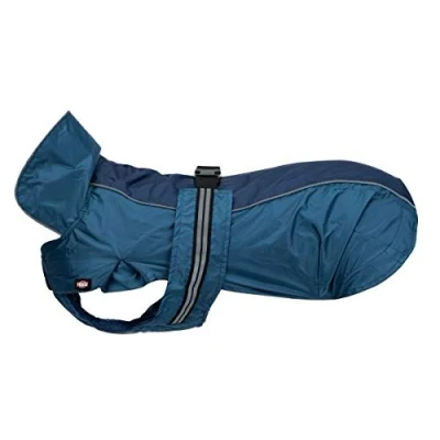 Afbeelding van Trixie Hondenregenjas Rouen Blauw Maat 52cm