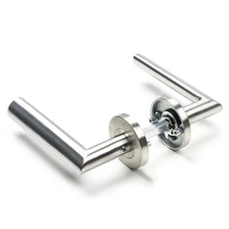 Afbeelding van Deurklink Intersteel (RVS, Geborsteld)