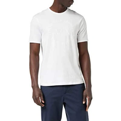 Afbeelding van Circular Logo Short Sleeve Tee White T Shirts