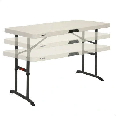 Afbeelding van Vouwtafel Lifetime Crème 122 x 86 61 cm Staal Plastic