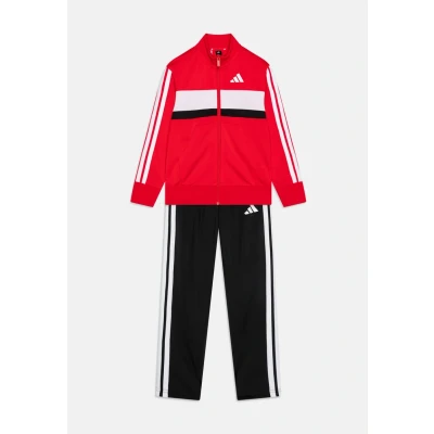 Afbeelding van adidas Performance Seasonal Essentials Tiberio 3 Stripes Tracksuit Junior Unisex Trainingspak voor kinderen, Maat: 152