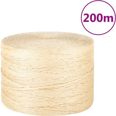 Afbeelding van Touw 3 mm 200 m 100% sisal