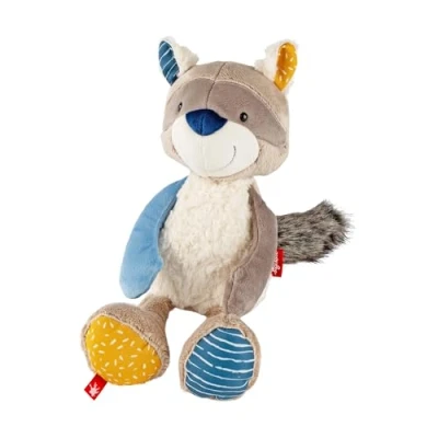 Afbeelding van Sigikid [0 jaar +] KNUFFEL WASBEER PATCHWORK SWEETY